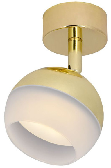 IEK LIGHTING Светильник 4011 накладной настено-потолочный под лампу GX53 золото IEK, LT-USB0-4011-GX53-1-K22