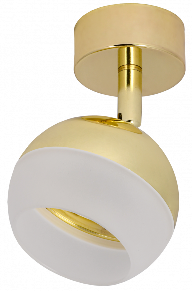IEK LIGHTING Светильник 4011 накладной настено-потолочный под лампу GX53 золото IEK, LT-USB0-4011-GX53-1-K22