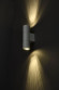 IEK LIGHTING Светильник уличный 5221 настенный под лампу 2хGU10 IP65 белый IEK, LT-UBU0-5221-GU10-2-K01
