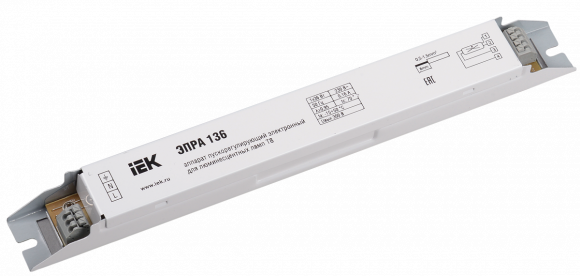 IEK ЭПРА 136 для линейных ЛЛ Т8 IEK, LLV136D-EBFL-1-36