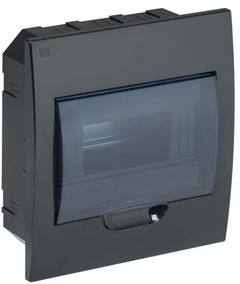 IEK KREPTA 3 Корпус пластиковый ЩРВ-П-8 IP41 черный IEK, MKP12-V-08-41-K02