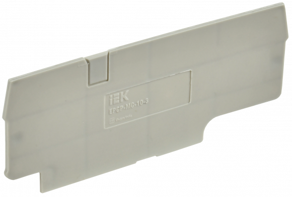 IEK Заглушка для колодки клеммной CP-MC 3 вывода 10мм2 серая IEK, YCT22-00-3-K03-010-ZGL