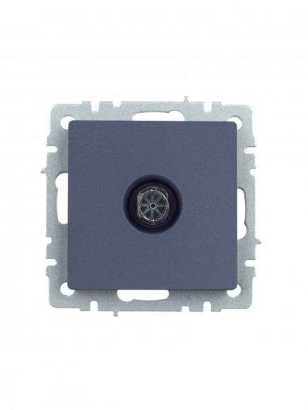 IEK BRITE Розетка TV оконечная РТВ11-0-БрМ маренго , BR-A10-O-K35