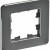 BRITE Рамка 1-местная РУ-1-1-Бр металл титан RE IEK, BR-M12-M-01-K48