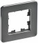 IEK BRITE Рамка 1-местная РУ-1-1-Бр металл титан RE IEK, BR-M12-M-01-K48