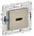 IEK SKANDY Розетка HDMI SK-H01Sh шампань , SK-H10-K37