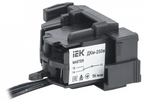 IEK Контакт дополнительный ДКм-250е (ДКм-35) для ВА88-35 MASTER с электронным расцепителем IEK, SVA31D-DK-1-02