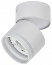 LIGHTING Светильник 4034 настенно-потолочный под лампу GX53 белый IEK, LT-USB0-4034-GX53-1-K01