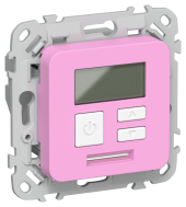 FLITE Термостат электронный с дисплеем 16А Т-ФлПр пурпурный IEK, FI-RT11-K99