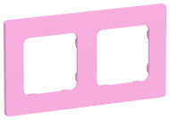 FLITE Рамка 2-местная РУ-2-К-ФлПр пурпурный IEK, FI-M22-32-20-K99