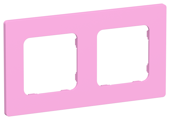 IEK FLITE Рамка 2-местная РУ-2-К-ФлПр пурпурный IEK, FI-M22-32-20-K99