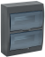 IEK KREPTA 3 Корпус пластиковый ЩРН-П-24 IP41 черный IEK, MKP12-N-24-41-K02