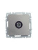 IEK BRITE Розетка TV оконечная РТВ11-0-БрС сталь , BR-A10-O-K46