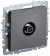 IEK BRITE Розетка TV оконечная РТВ11-0-БрС сталь , BR-A10-O-K46
