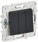 IEK SKANDY Выключатель 3-клавишный 10А SK-V11G графит , SK-V30-0-10-K53