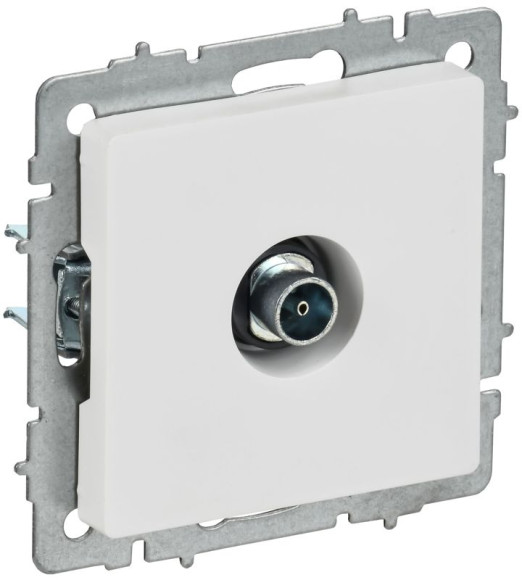 IEK BRITE Розетка TV оконечная РТВ11-0-БрАБ арктический белый IEK, BR-A10-O-K91