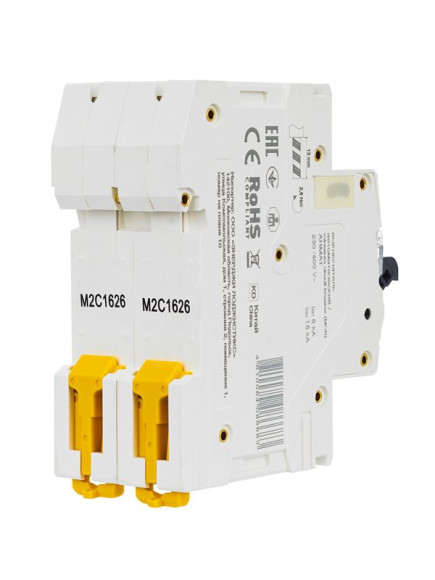 IEK ARMAT Автоматический выключатель M06N 2P C 16А IEK, AR-M06N-2-C016