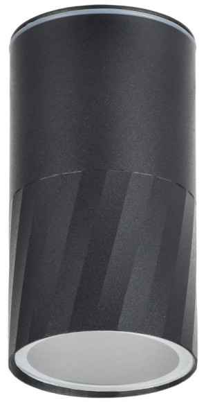 IEK LIGHTING Светильник уличный 5222 потолочный под лампу GU10 IP65 черный IEK, LT-UPU0-5222-GU10-1-K02