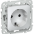 FLITE Розетка с заземлением без защитных шторок безвинтовое крепление 16А РС11-1-ФлЖ жемчуг IEK, FI-R11-16-1-K36