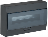 KREPTA 3 Корпус пластиковый ЩРН-П-18 IP41 черный IEK, MKP12-N-18-41-K02