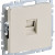 BRITE Розетка компьютерная RJ45 кат.6 РК11-БрКр бежевый IEK, BR-K10-2-K10