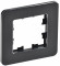 IEK BRITE Рамка 1-местная РУ-1-1-Бр металл черный RE AL IEK, BR-M12-M-21-K02 IEK BRITE Рамка 1-местная РУ-1-1-Бр металл черный RE AL IEK, BR-M12-M-21-K02