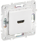 IEK SKANDY Розетка HDMI SK-H01W арктический белый , SK-H10-K01