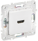 IEK SKANDY Розетка HDMI SK-H01W арктический белый , SK-H10-K01