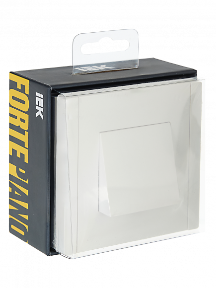 IEK FORTE&PIANO Вывод кабеля FP242 белый , FP-VK10-0-K01