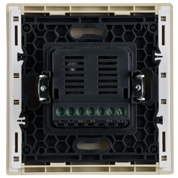 IEK FORTE&PIANO Термостат электронный с индикацией FP452 ваниль , FP-RT11-K10