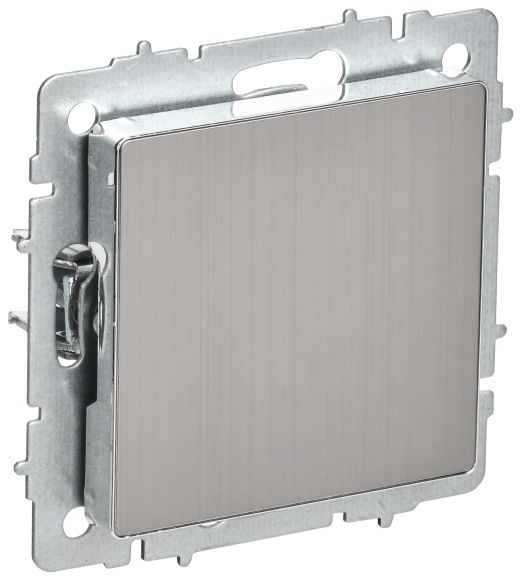 IEK BRITE Заглушка с суппортом МЗ10-БрГН металл хром/никель IEK, BR-PL10-M-K23