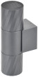 IEK LIGHTING Светильник уличный 5221 настенный под лампу 2хGU10 IP65 серый IEK, LT-UBU0-5221-GU10-2-K03