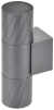 IEK LIGHTING Светильник уличный 5221 настенный под лампу 2хGU10 IP65 серый IEK, LT-UBU0-5221-GU10-2-K03