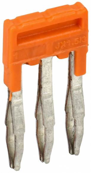 IEK Перемычка гребенчатая для колодки клеммной CP 1,5мм2 3PIN IEK, YCT20-00-K03-001-EC-3P