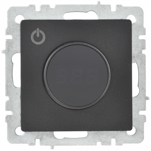 IEK BRITE Термостат электронный с индикацией ТС10-1-БрЧ черный , BR-RT11-K02