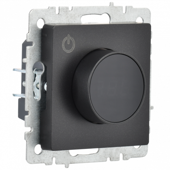 IEK BRITE Термостат электронный с индикацией ТС10-1-БрЧ черный , BR-RT11-K02