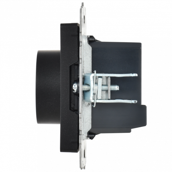 IEK BRITE Термостат электронный с индикацией ТС10-1-БрЧ черный , BR-RT11-K02