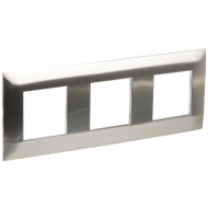 SKANDY Рамка 3-местная SK-F33N металл никель , SK-M32-M-K50