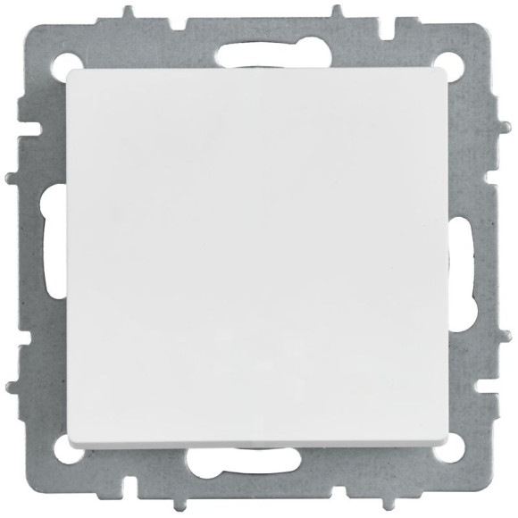 IEK BRITE Выключатель 1-клавишный 10А ВС10-1-0-БрАБ арктический белый IEK, BR-V10-0-10-K91
