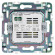 IEK SKANDY Розетка USB A+A 3,1А SK-R15N металл никель , SK-U21-D31-K50