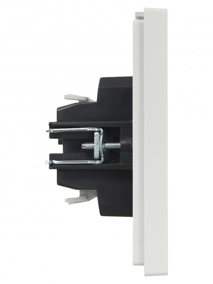 IEK FORTE&PIANO Выключатель 1-клавишный 10А FP201 белый , FP-V10-0-10-1-K01