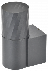 LIGHTING Светильник уличный 5220 настенный под лампу GU10 IP65 серый IEK, LT-UBU0-5220-GU10-1-K03