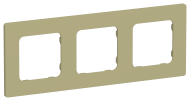 FLITE Рамка 3-местная РУ-3-К-ФлО оливковый IEK, FI-M32-32-20-K26