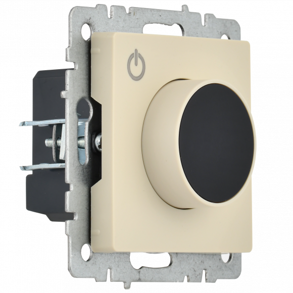 IEK BRITE Термостат электронный с индикацией ТС10-1-БрКр бежевый , BR-RT11-K10