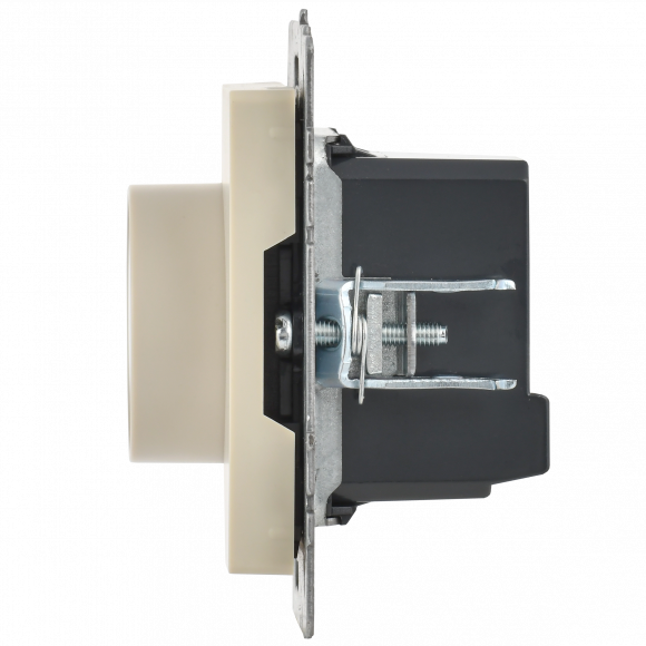 IEK BRITE Термостат электронный с индикацией ТС10-1-БрКр бежевый , BR-RT11-K10