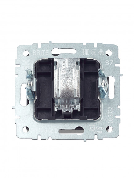 IEK BRITE Розетка TV оконечная РТВ11-0-БрШ шампань , BR-A10-O-K37