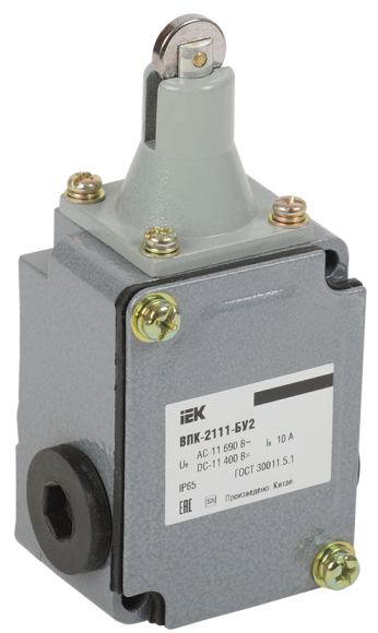 IEK Выключатель концевой ВПК-2111-БУ2 толкатель с роликом IP65 IEK, KV-1-2111-1