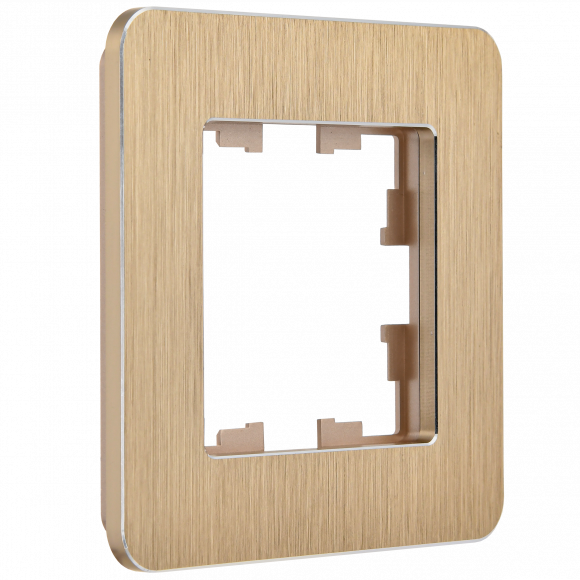 IEK BRITE Рамка 1-местная РУ-1-1-Бр металл шампань RE AL IEK, BR-M12-M-21-K37 IEK BRITE Рамка 1-местная РУ-1-1-Бр металл шампань RE AL IEK, BR-M12-M-21-K37