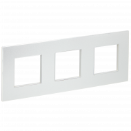 SKANDY Рамка 3-местная SK-F33S металл серебряный , SK-M32-M-K23