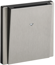 FORTE&PIANO Выключатель карточный 30А FP743M металл никель IEK, FP-V11-0-10-1-M-K50